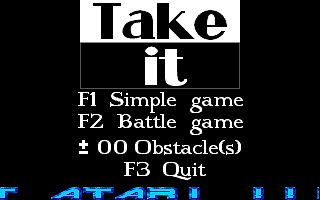 Take It atari screenshot